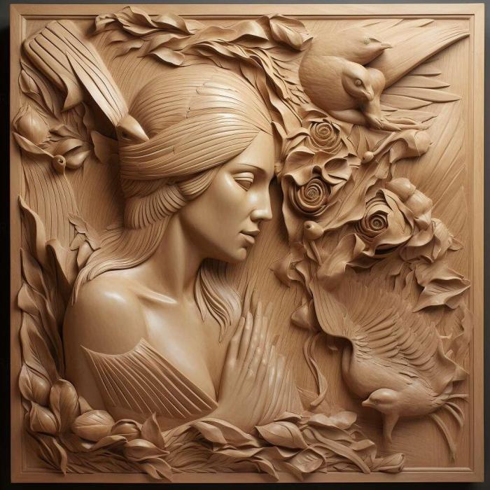 نموذج ثلاثي الأبعاد لآلة CNC 3D Art 